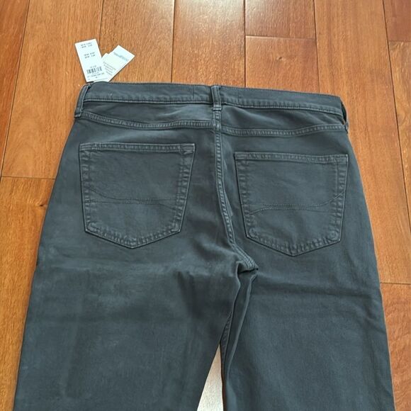 NWT Hollister Men's Dark Gray Slim Straight Stretch Jeans size 32 - Picture 5 of 11